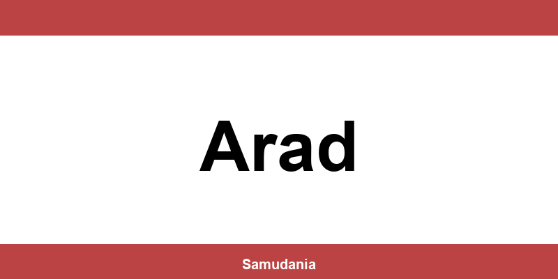 Consultă datele de contact ale depozitului Sameday din Arad