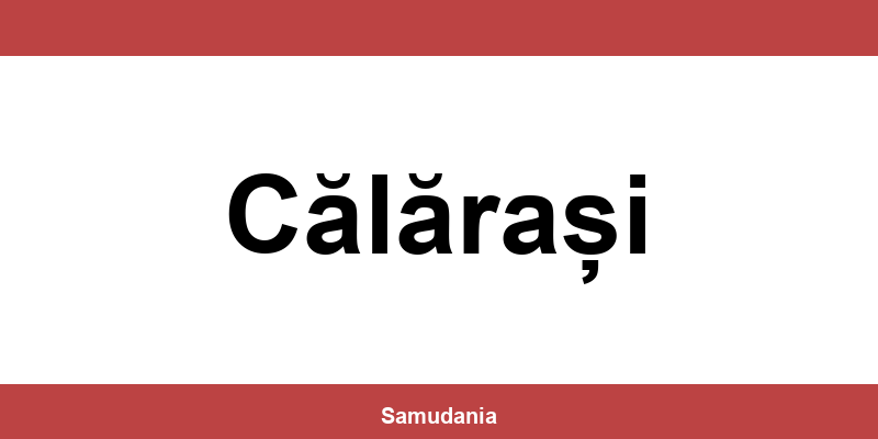Consultă datele de contact ale depozitului Sameday din Călărași