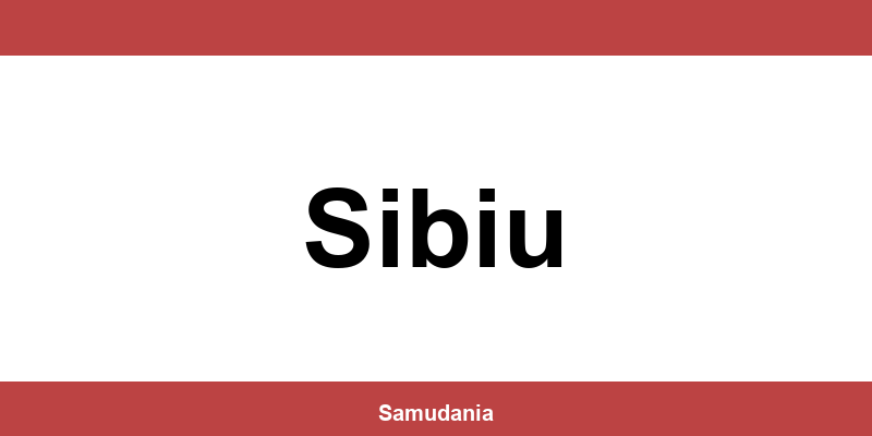 Consultă datele de contact ale depozitului Sameday din Sibiu