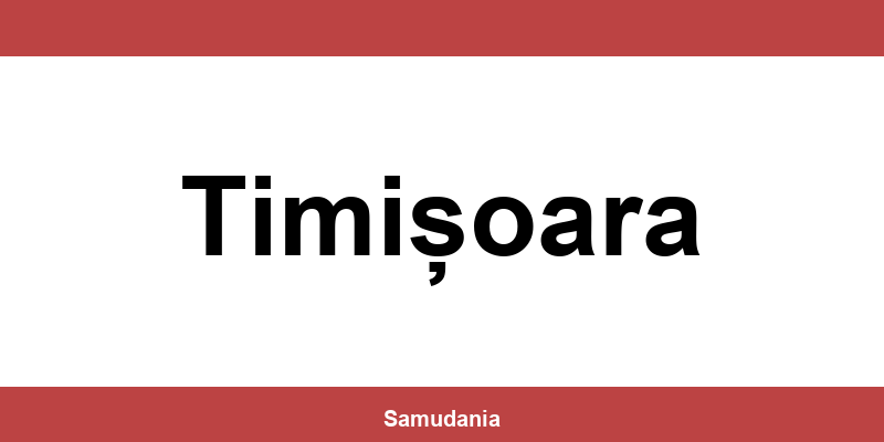 Consultă datele de contact ale depozitului Sameday din Timișoara